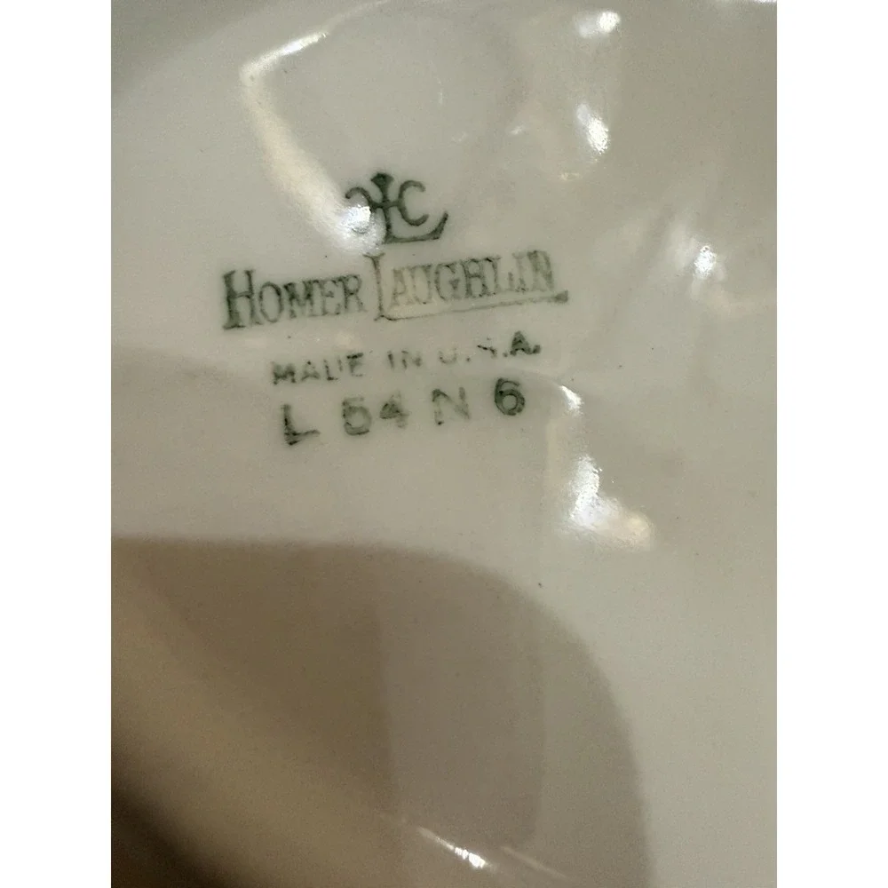 Vintage Homer Laughlin Blue Willow Oval Plate Platter USA L54N6 See Measurements